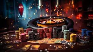 Studio dealer langsung Allbet dengan meja blackjack dan dealer profesional